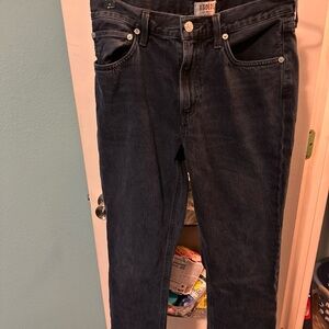 Agolde Dark Straight Jeans